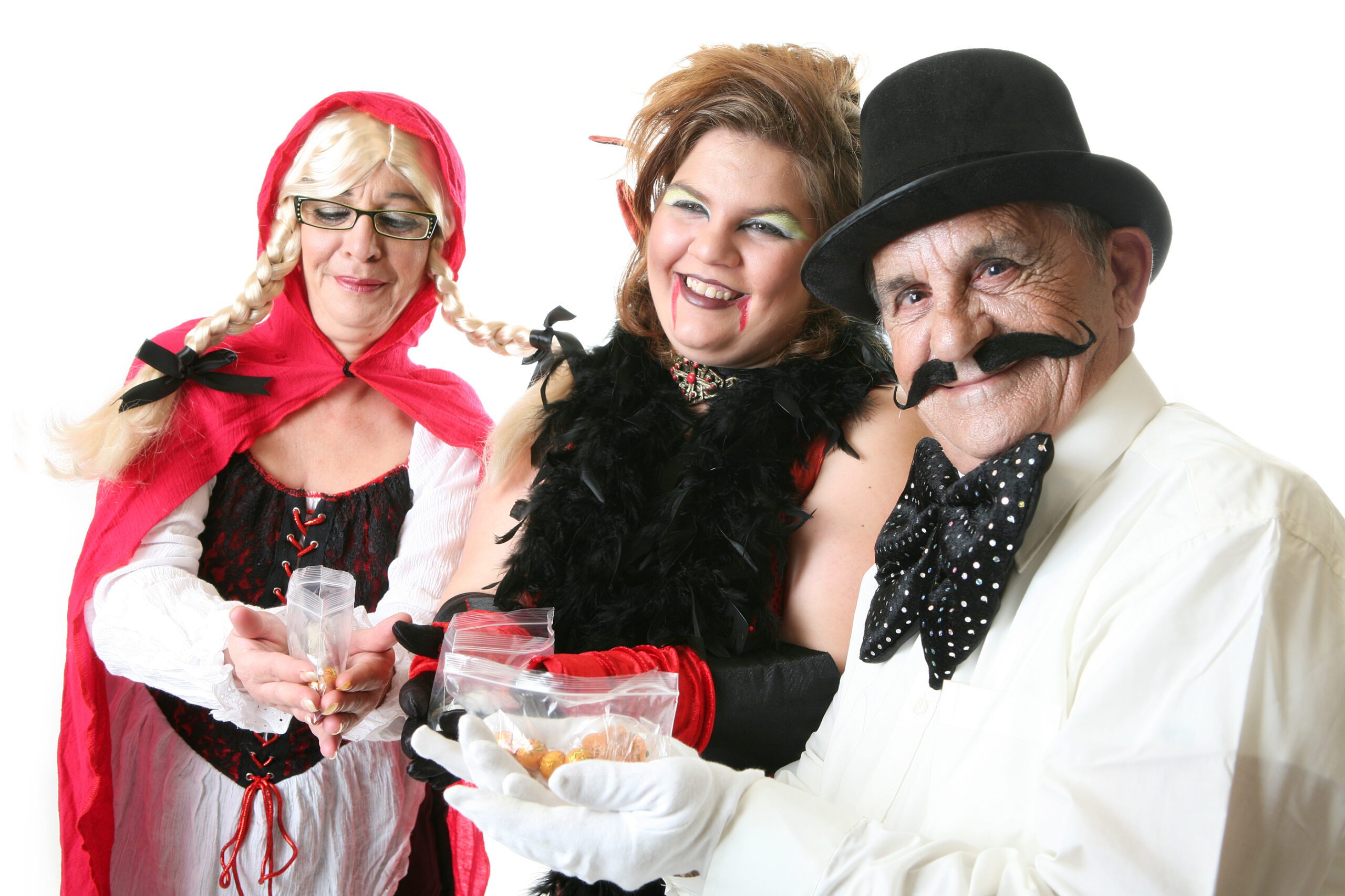 Seniors dressed up for halloween